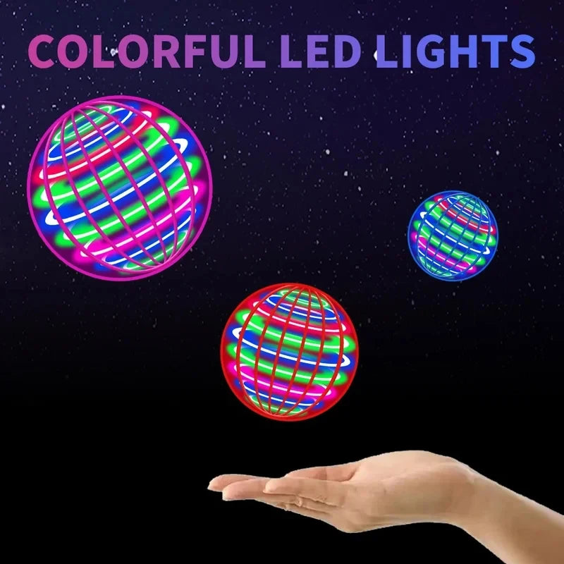Zyple™ MagicSphere Spinner – LED Light-Up Flying Orb