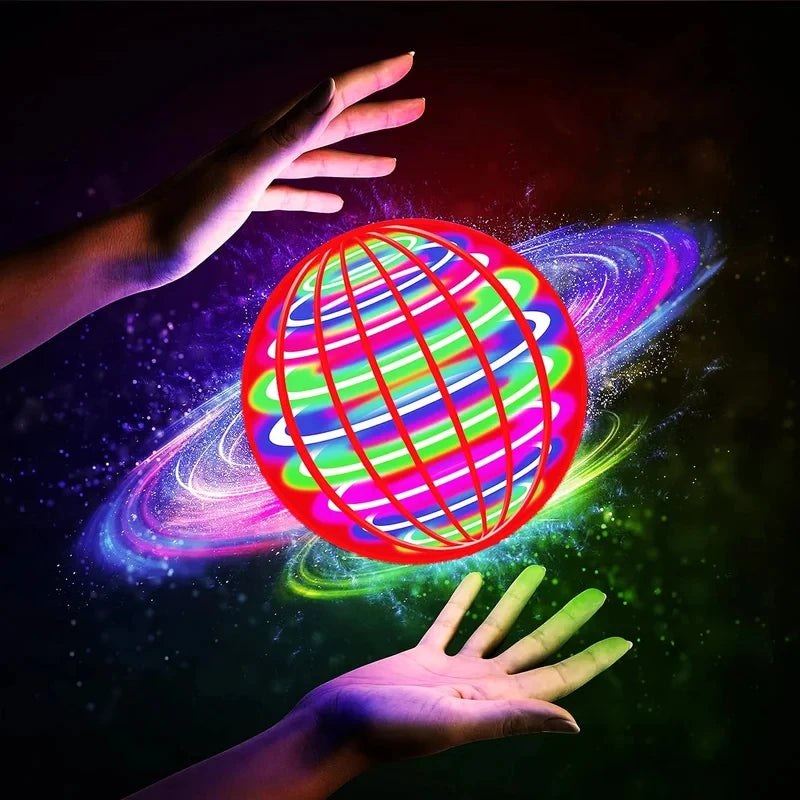 Zyple™ MagicSphere Spinner – LED Light-Up Flying Orb